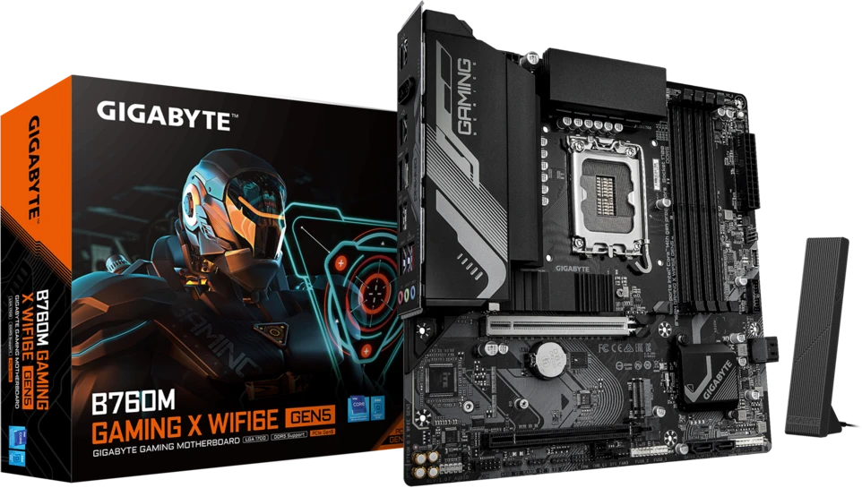 Материнская плата 1700 Gigabyte B760M Gaming X WIFI6E GEN5