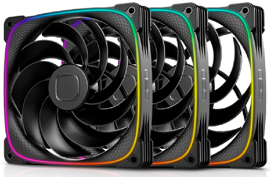 Вентилятор для корпуса 140mm Geometric Future Squama 2503RB-14 Reverse Black