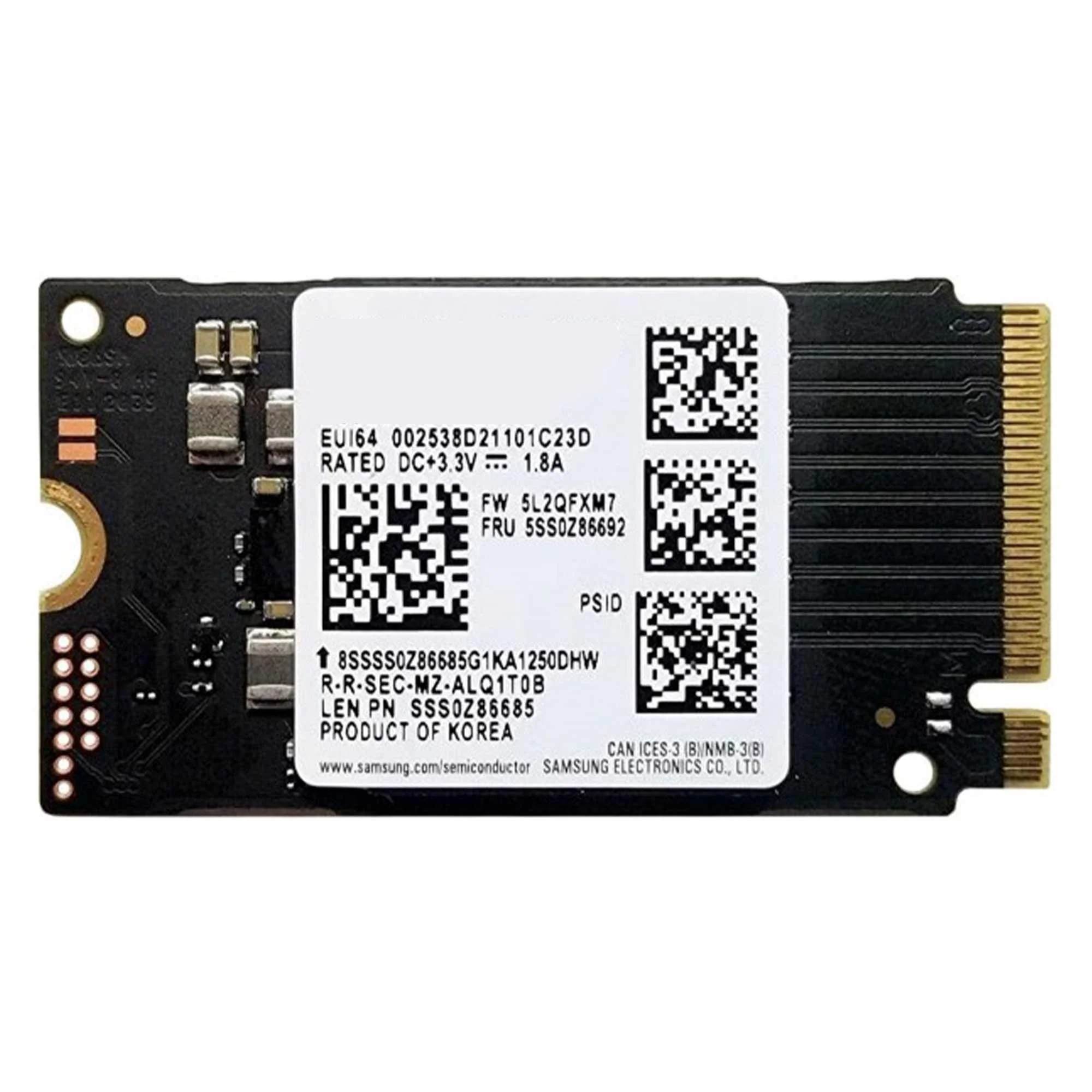Б/у Твердотельный накопитель M.2 2242 NVMe 512GB Samsung PM9C1a (MZ-AL8512B)
