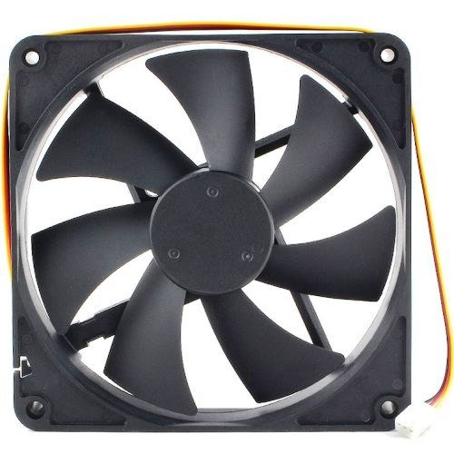 Вентилятор для корпуса 140MM Gembird S14025H-3P4M, чёрный