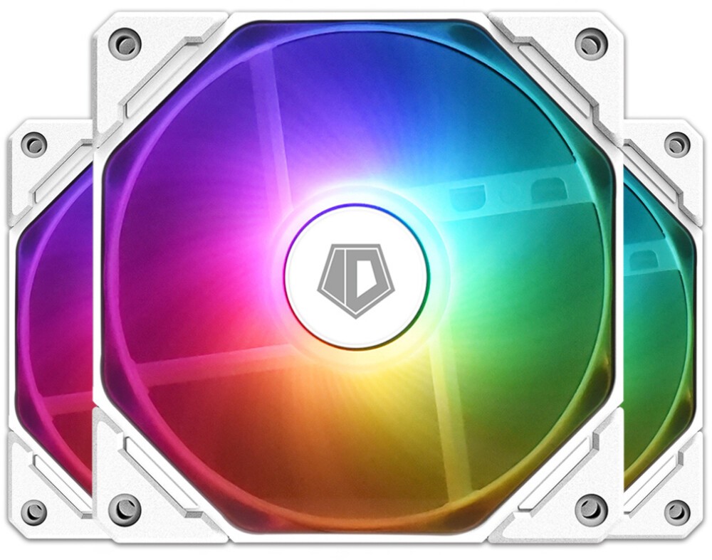 Вентилятор для корпуса 120mm ID-Cooling TF-12025-ARGB-TRIO-SNOW