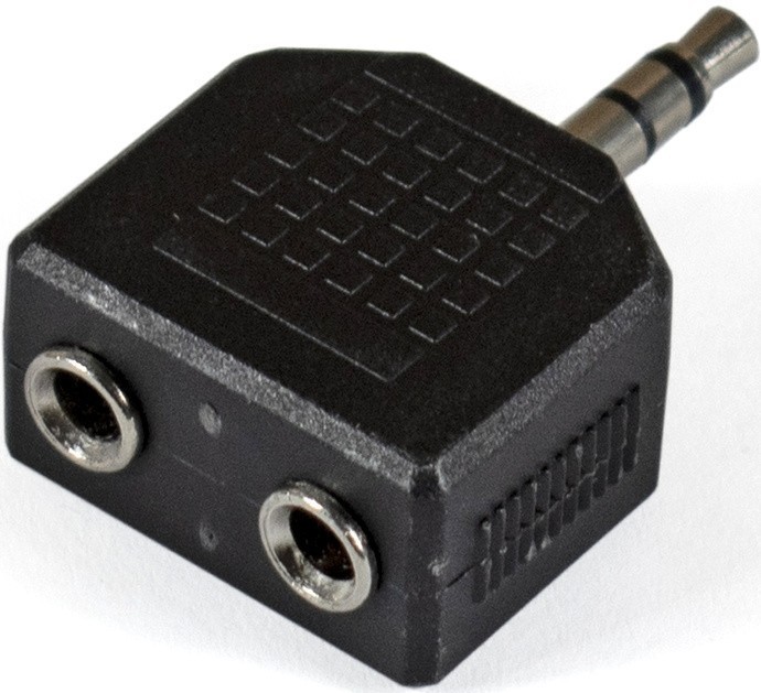 Переходник 3,5 Jack (M) --> 2x 3,5 Jack (F) ExeGate EX284948RUS