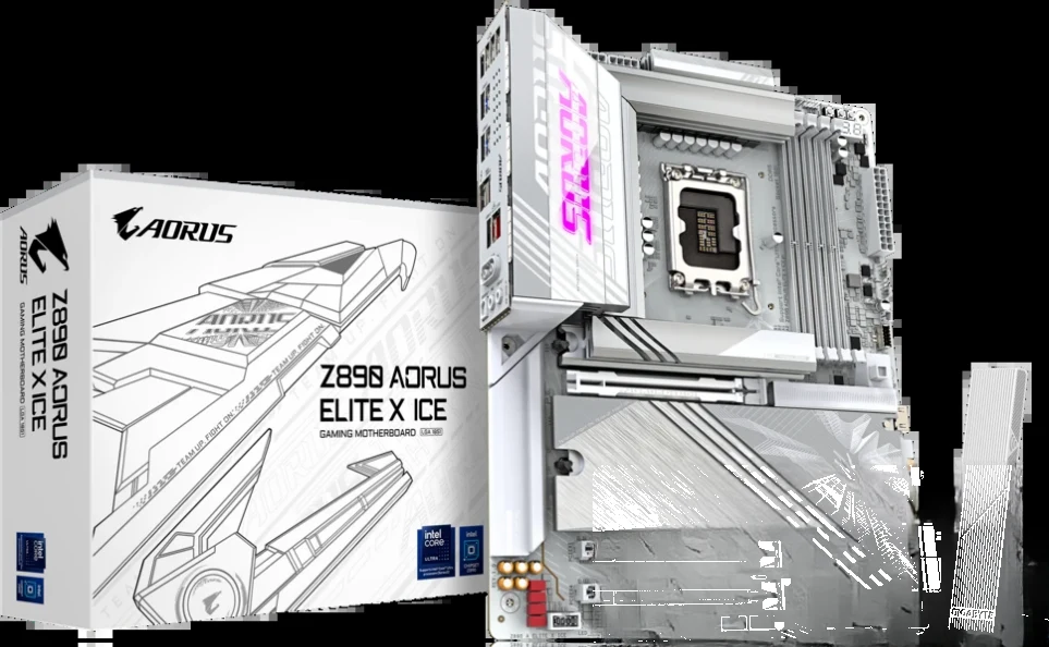 Материнская плата 1851 Gigabyte Z890 Aorus Elite X ICE