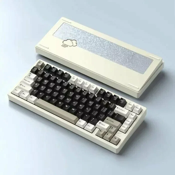 Клавиатура беспроводная Wobkey Rainy75 Pro Cheese White