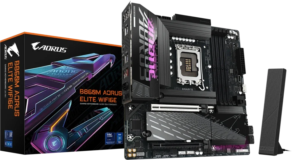 Материнская плата 1851 Gigabyte B860M Aorus Elite WIFI6E