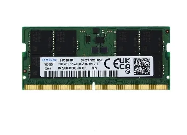 Б/у Модуль памяти SO-DIMM DDR5 32GB Samsung 4800MHz CL40 OEM (M425R4GA3BB0-CQK0L)