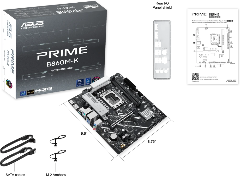 Материнская плата 1851 Asus B860M-K Prime
