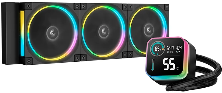 Водяное охлаждение DeepCool LQ360 Ultra ARGB R-LQ360-BKASMC-G-1