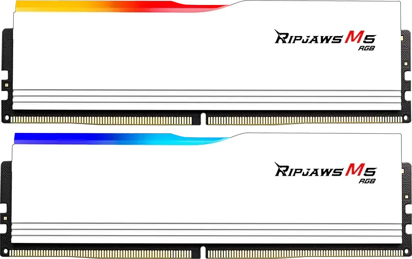 Модуль памяти DDR5 64Gb (2x32Gb Kit) G.Skill 6400 Ripjaws M5 RGB F5-6400J3239G32GX2-RM5RW