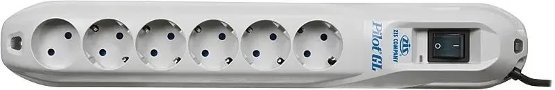 Сетевой фильтр 1,8м Pilot GL белый