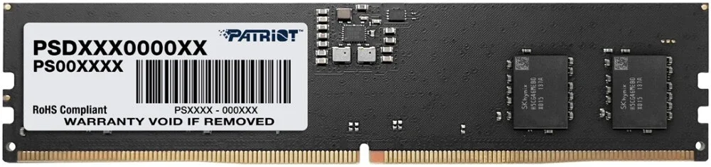 Модуль памяти DDR5 16Gb Patriot 5600 PSD516G56002
