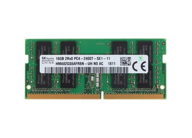 Б/у Модуль памяти SO-DIMM DDR4 16GB SK hynix 2400MHz CL17 (HMA82GS6AFR8N-UH)