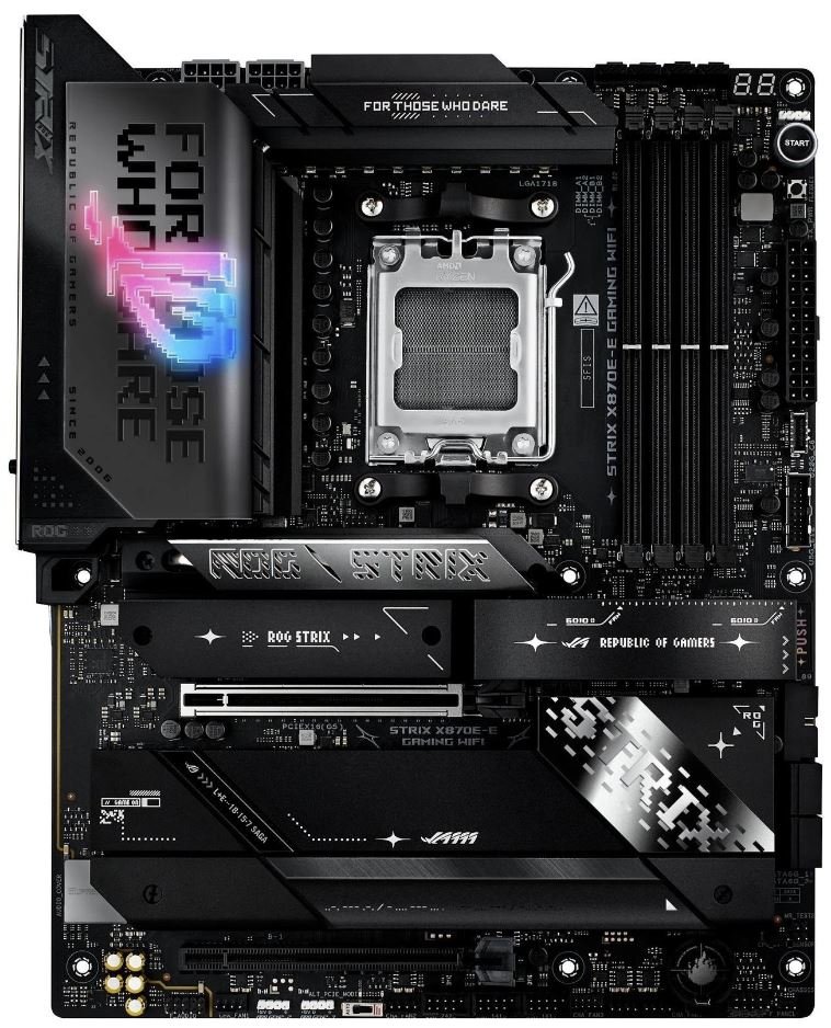 Материнская плата AM5 ASUS ROG STRIX X870E-E GAMING WIFI (ATX, 4xDDR5)