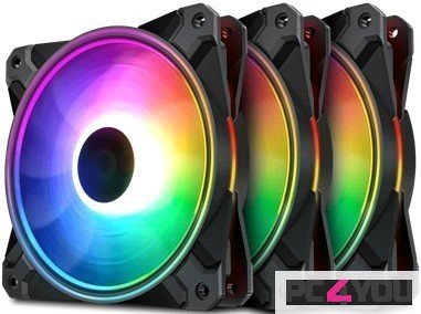 Вентилятор для корпуса 120mm Deepcool CF120 Plus 3 IN 1 (DP-F12-AR-CF120P-3P)