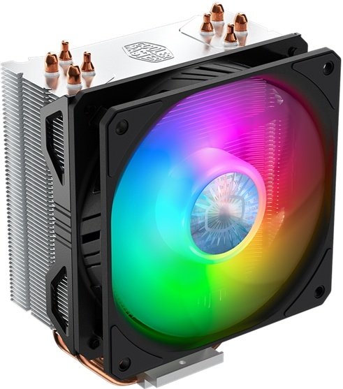 Кулер Cooler Master Hyper 212 ARGB, чёрно-серебристый (157mm, 150W, 1700/1200/115X/AM5/AM4)