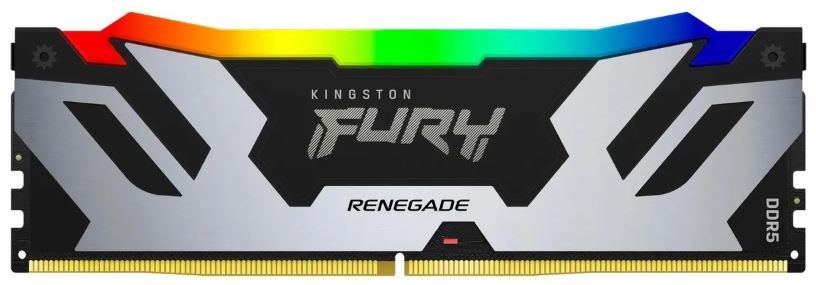 Модуль памяти DDR5 24GB Kingston FURY Renegade Silver RGB 7200 KF572C38RSA-24