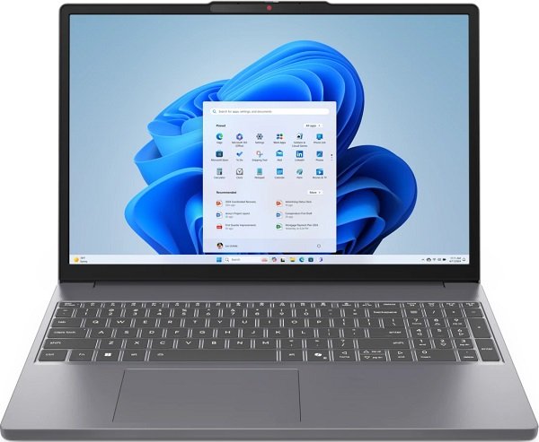 15.3" Ноутбук Lenovo IdeaPad Slim 3 15.3" (15AHP10), Ryzen 7 8840HS, 16/512Gb, серый