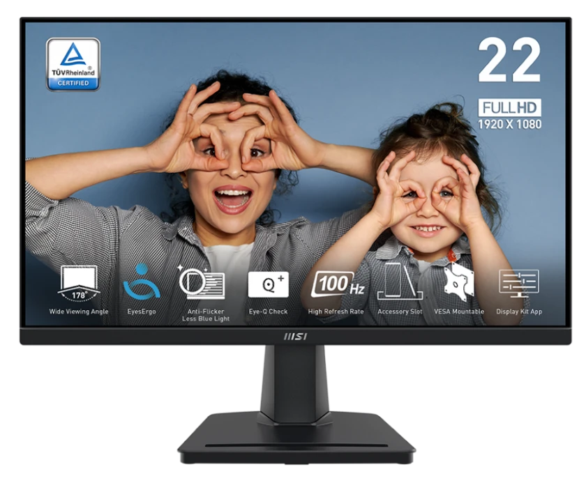 Монитор 21.5" MSI Pro MP225 9S6-3PE0CM-015