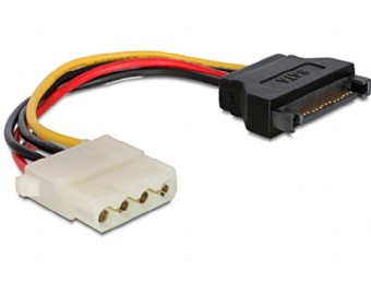 Переходник питания Molex-->SATA и кабель SATA-->SATA (Cabelexpert CC-SATA)
