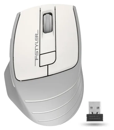 Мышь беспроводная A4Tech FStyler FG30S White/Grey