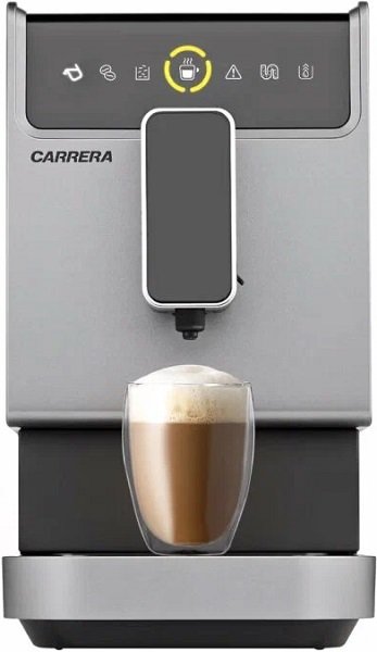 Кофемашина Carrera 657 (автокапучинатор) серая ЕАС