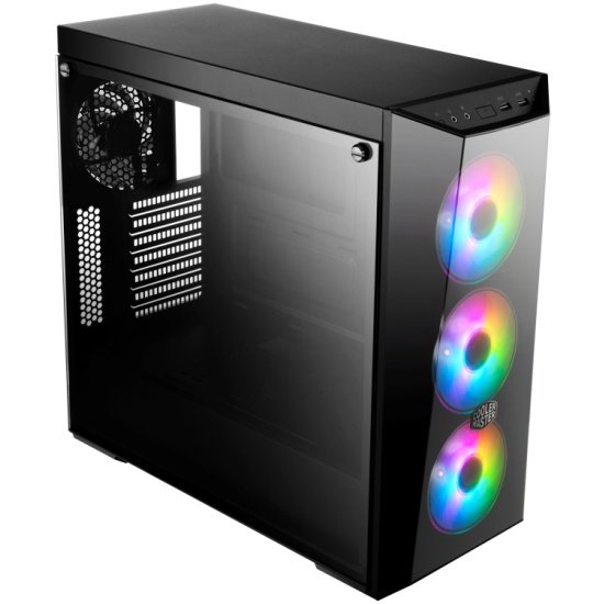 Корпус Cooler Master MasterBox 5 Lite RGB, USB 3.0 x 2, 1xFan, 3x120mm ARGB Fan, Black, Splitter cab
