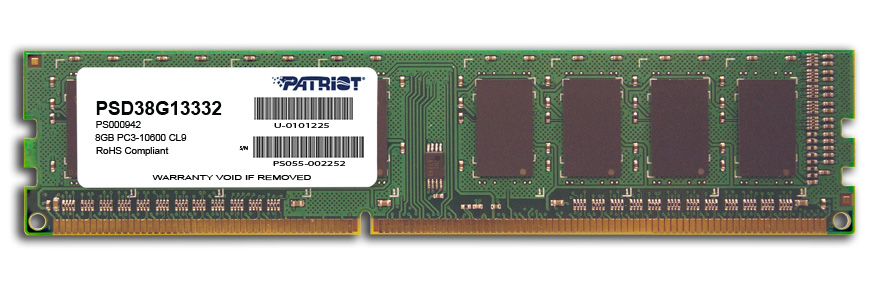 Модуль памяти DDR3 8Gb Patriot 1333 PSD38G13332