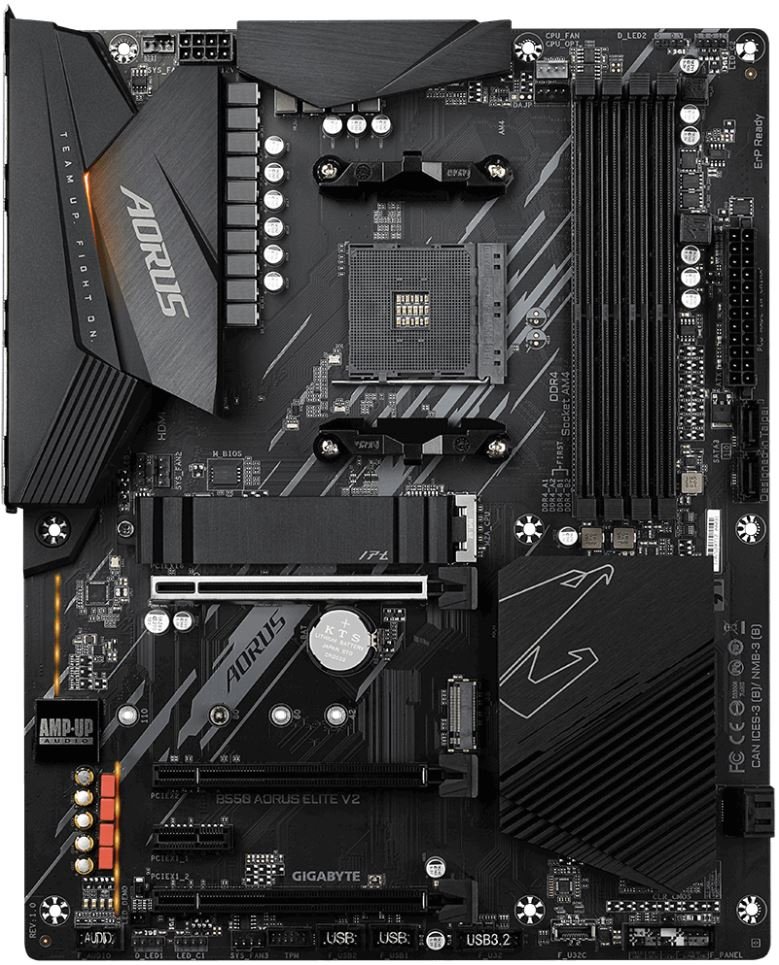 Б/у Материнская плата AM4 Gigabyte B550 AORUS ELITE V2