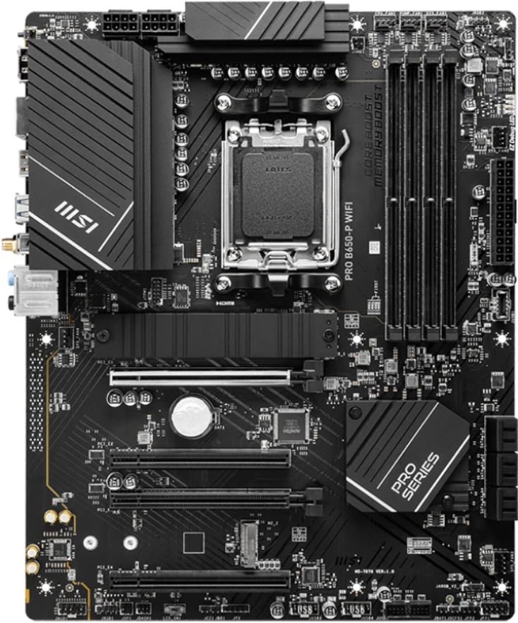 Материнская плата AM5 MSI PRO B650-P WIFI (ATX, 4xDDR5)