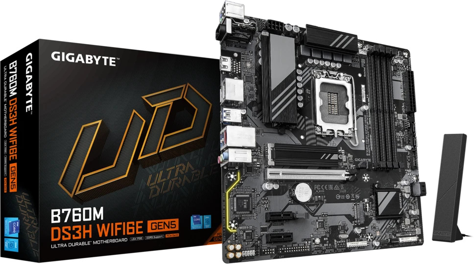 Материнская плата 1700 Gigabyte B760M DS3H WF6E GEN5