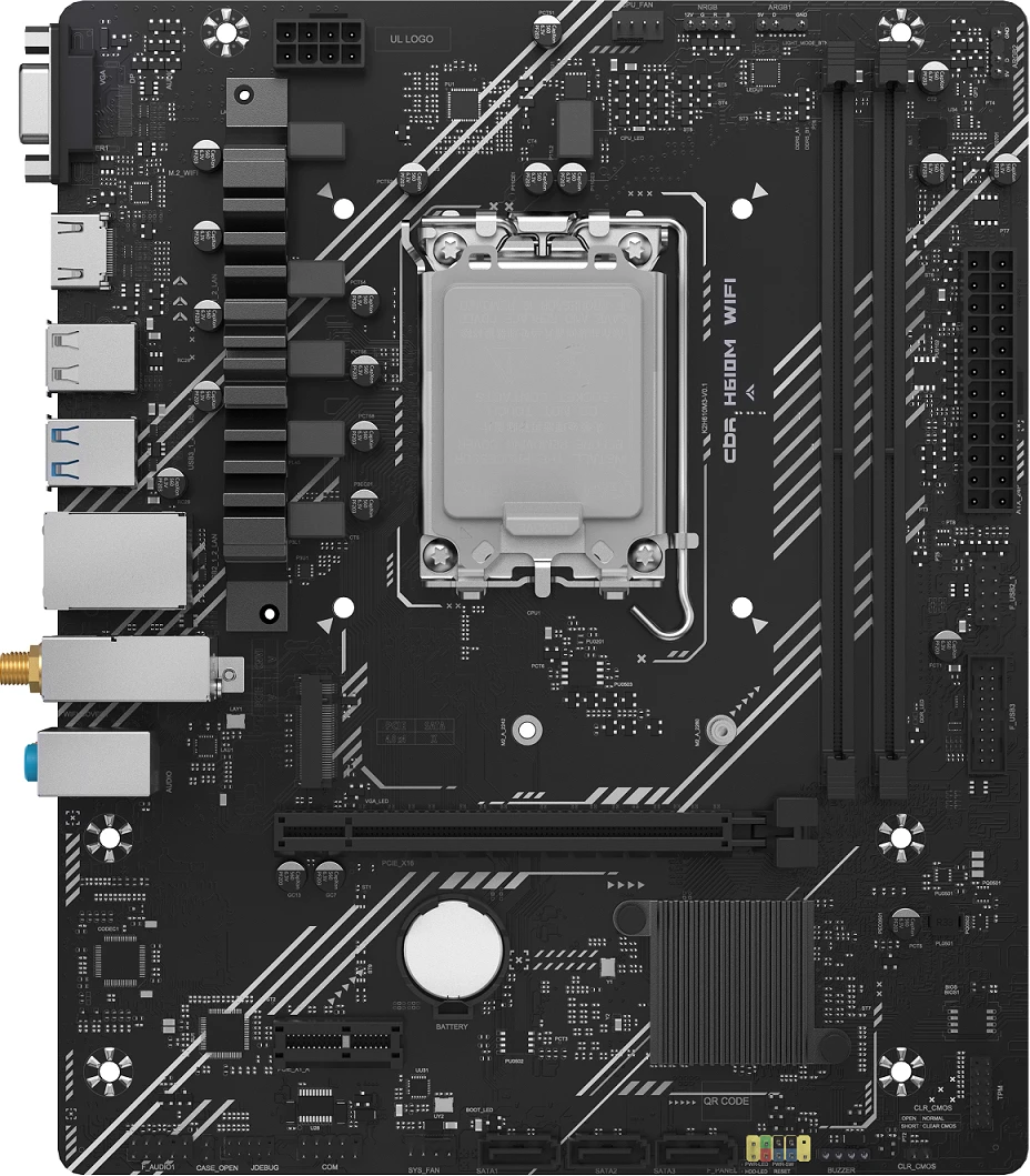Материнская плата 1700 CBR H610M WiFi OEM