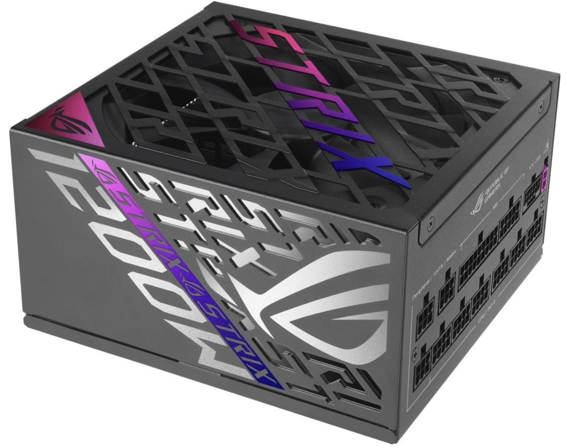 Блок питания 1200w Asus ROG STRIX Platinum (80+ Platinum, 4 x 6+2 pin, 16 pin (12V-2x6))