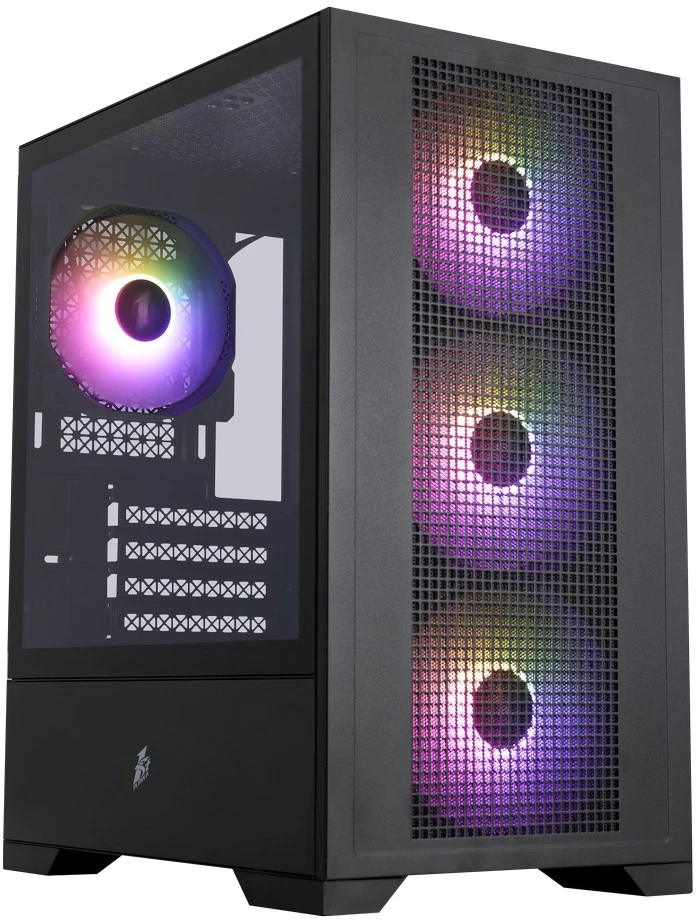 Корпус 1stPlayer Go2 Black Go2-BK-4F7