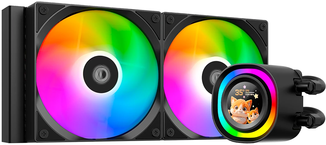 Водяное охлаждение ID-Cooling FX240 LCD