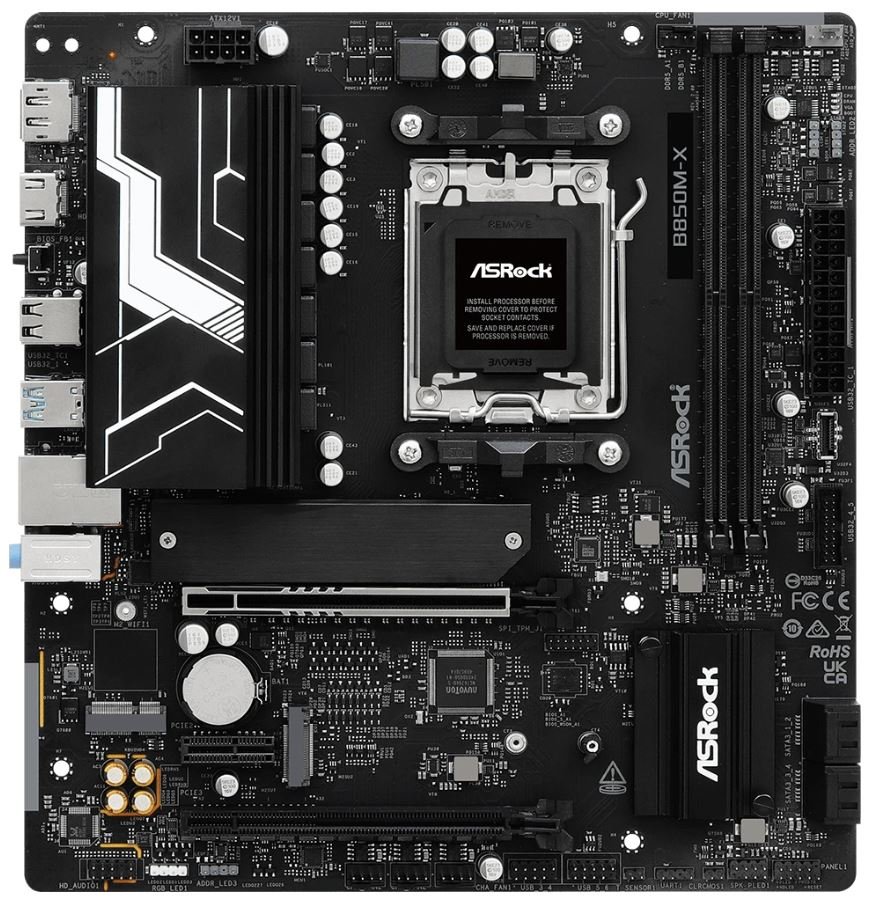 Материнская плата AM5 ASRock B850M-X R2.0 (mATX, 2xDDR5)