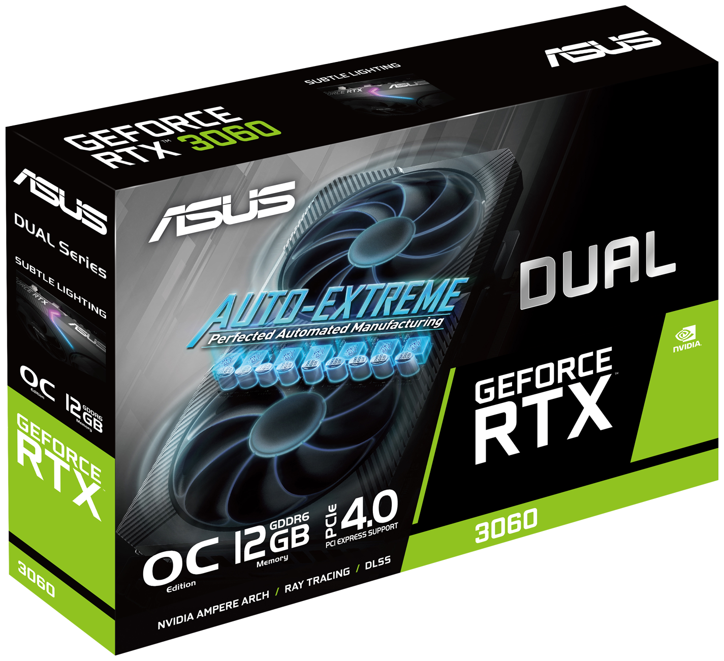 Видеокарта GeForce RTX 3060 12Gb Asus DUAL-RTX3060-O12G-V2