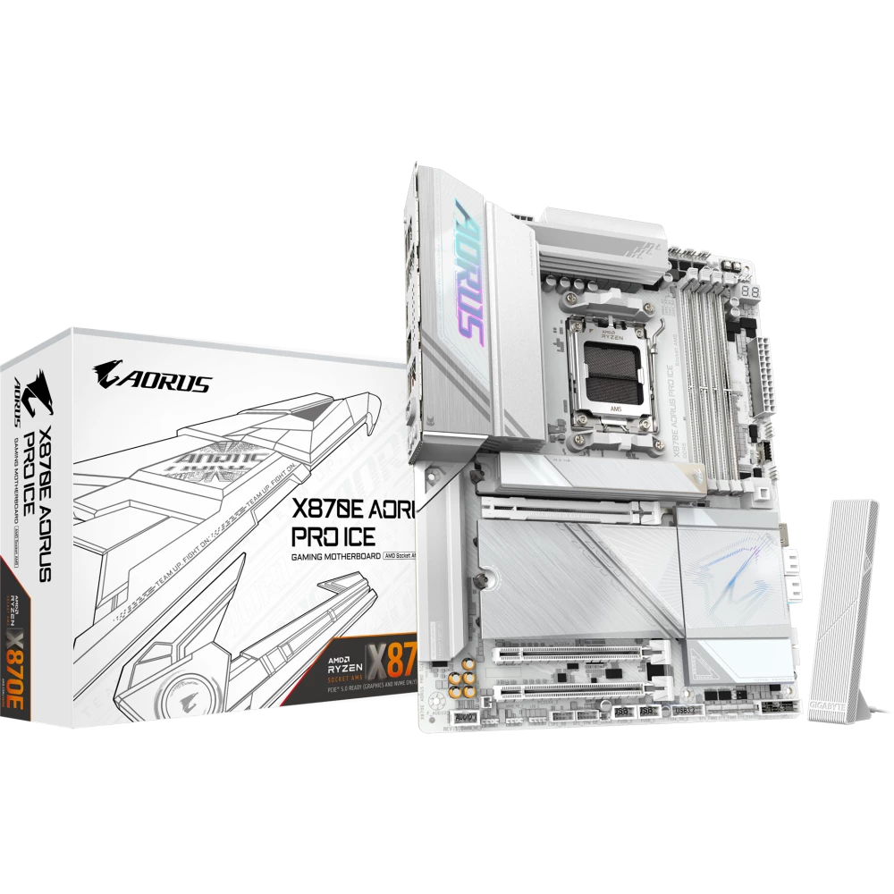 Материнская плата AM5 Gigabyte X870E Aorus PRO ICE