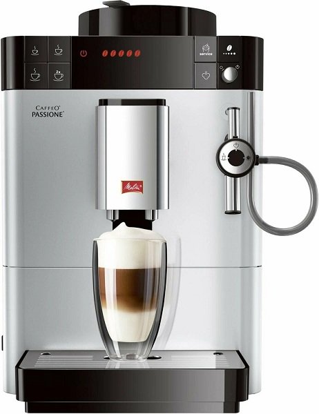 Кофемашина Melitta Caffeo Passione F 530-101 серебристо-черная