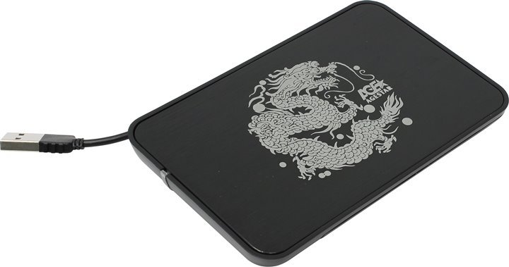 Внешний корпус для HDD/SSD 2.5" SATA AgeStar SUB2A8, USB 2.0, чёрный