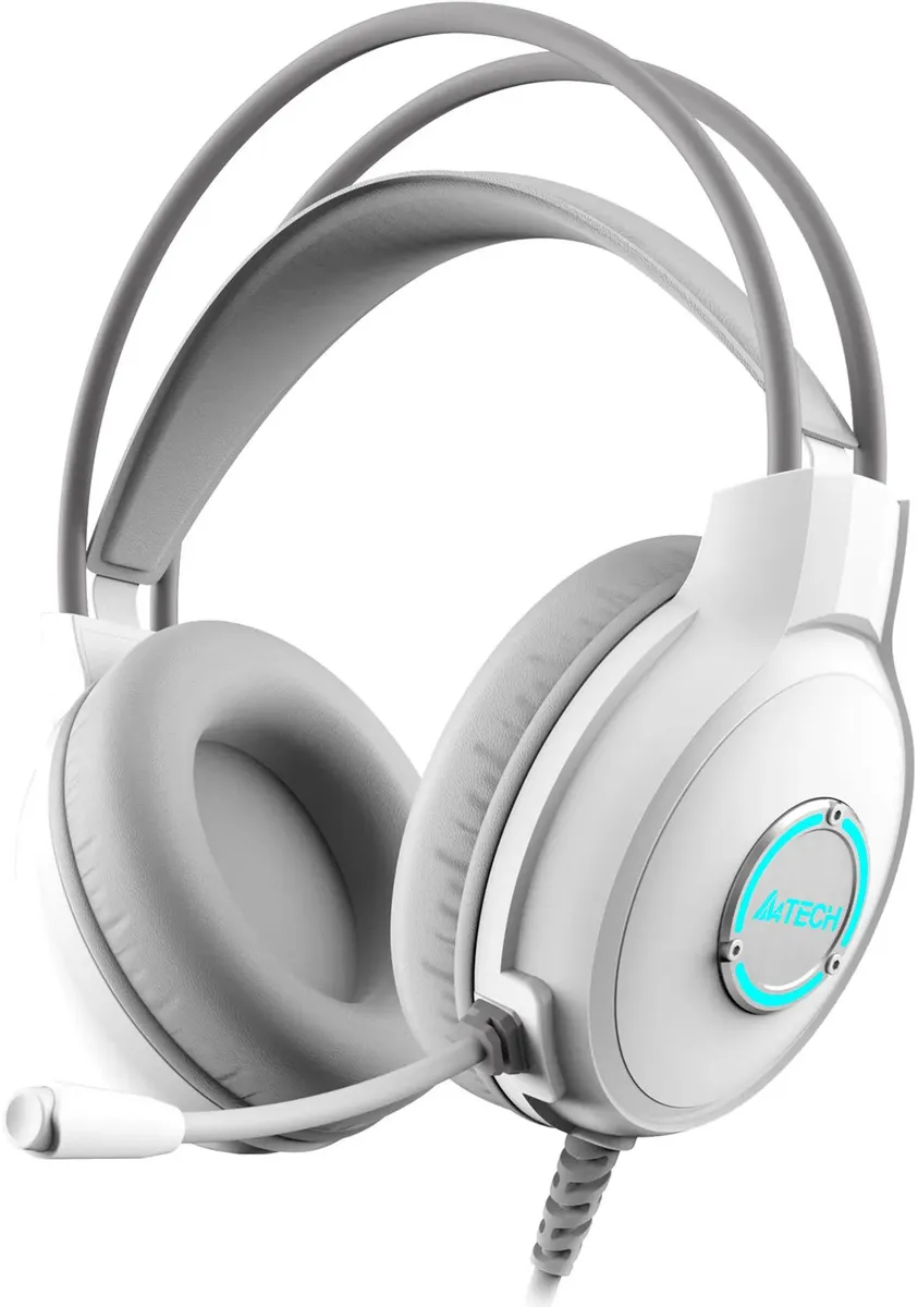 Наушники с микрофоном A4Tech Fstyler FH300U White