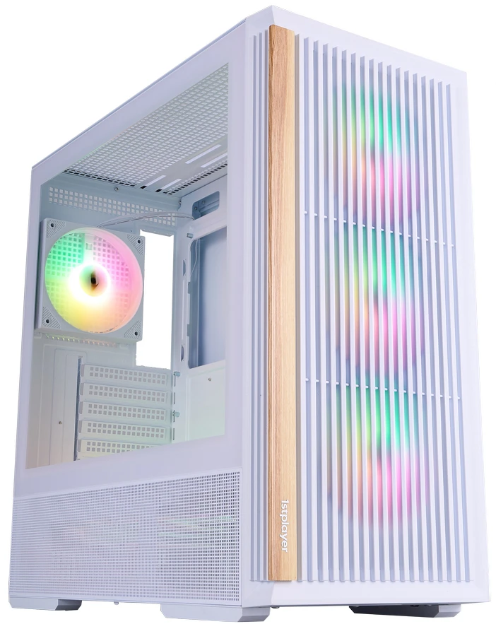 Корпус 1stPlayer WD7 ARGB White WD7-WH-4FA7-W-2FA7R-W