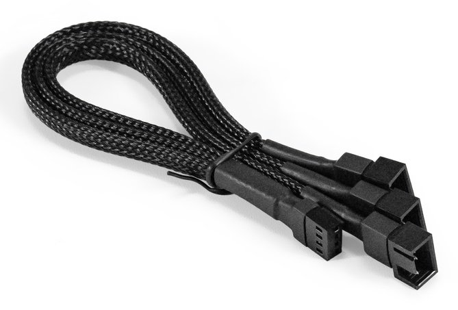 Разветвитель питания 4pin FAN ExeGate EX-CC-4p3xF-0.3 (4pin F/3x4pinM, 0,3м)