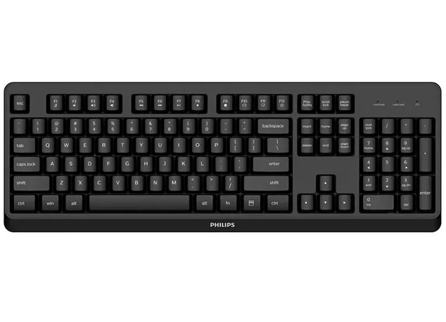 Клавиатура беспроводная Philips SPK6307BL Wireless Keyboard Black