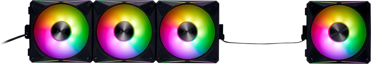Вентилятор для корпуса 120mm XPG Hurricane MAG 120 ARGB PWM HURRICANEMAG120ARGBPWM4C-BKCWW