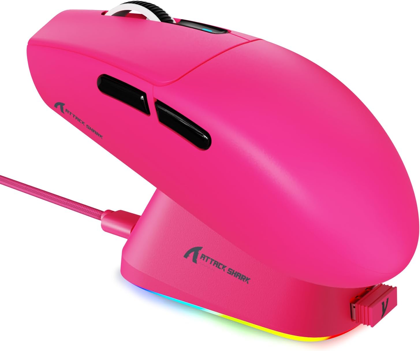 Мышь беспроводная Attack shark G3Pro Pink