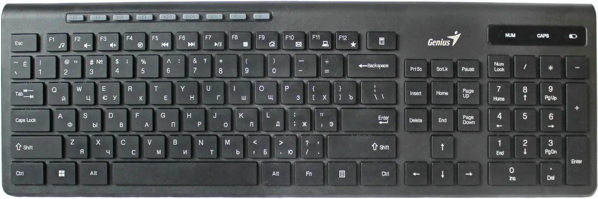 Клавиатура беспроводная Genius SlimStar 7230 Multimedia