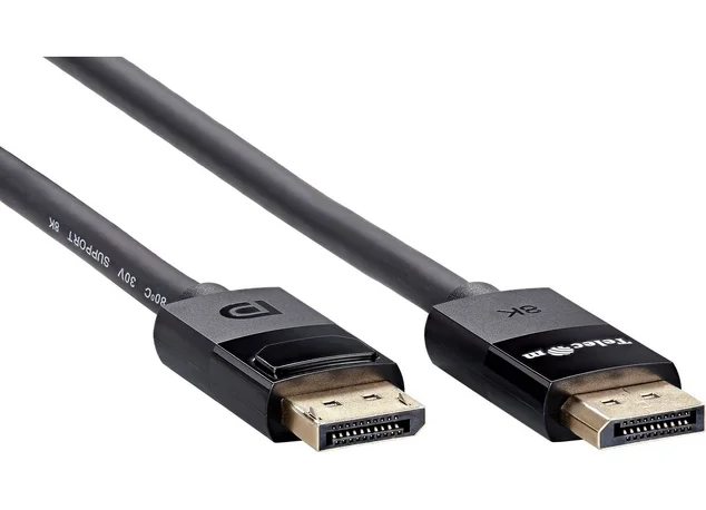 Кабель DisplayPort Telecom TCG755-5M, DP 1.4, 8K@60Hz, 5м, чёрный