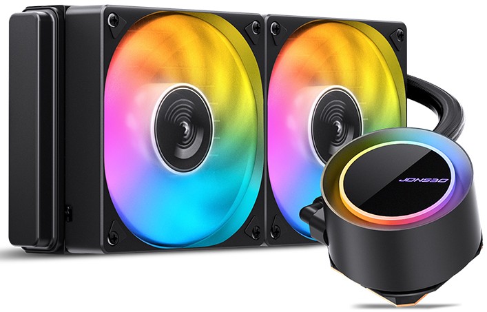 Водяное охлаждение Jonsbo TG-240 ARGB Black