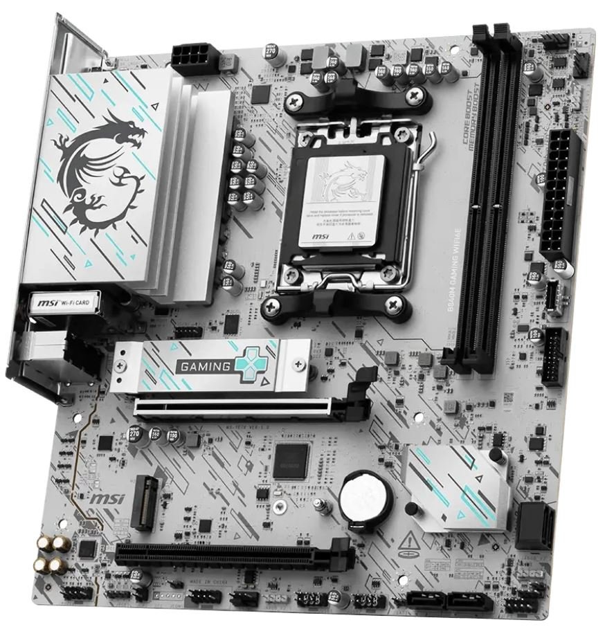Материнская плата AM5 MSI B840M GAMING WIFI6E (mATX, 2xDDR5)