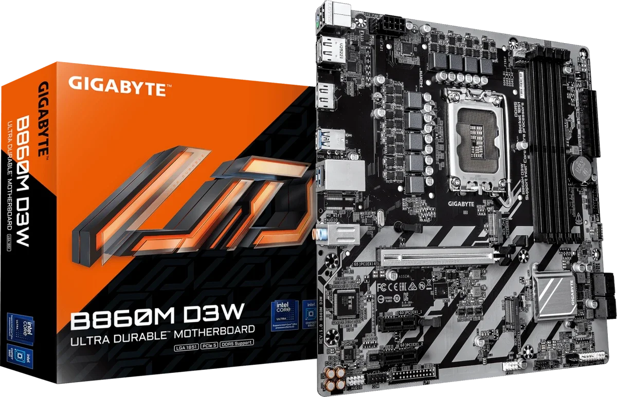 Материнская плата 1851 Gigabyte B860M D3W